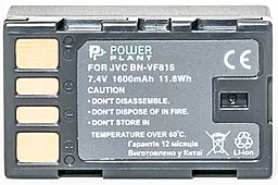 Аккумулятор для фотоаппарата JVC BN-VF815 (1600 mAh) DV00DV1221 PowerPlant - миниатюра 2