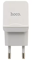 Сетевое зарядное устройство Hoco C22A Charger White - миниатюра 2