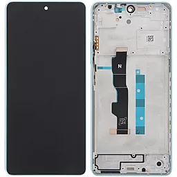Дисплей Xiaomi Redmi Note 13 5G Global, Redmi Note 13 5G China с тачскрином и рамкой, оригинал, Ocean Teal