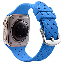 Сменный ремешок для умных часов Apple Watch Grid Weave 42/44/45/49mm Light Blue
