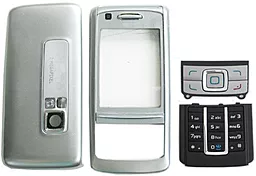 Корпус для Nokia 6280 з клавіатурою Silver