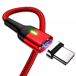 Кабель Usams U28 Magnetic USB-A - Type-C 15w 3a 1м cable Red (US-SJ327) - фото Кабель Usams U28 Magnetic USB-A - Type-C 15w 3a 1м cable Red (US-SJ327)