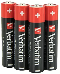 Батарейки Verbatim AАA (LR03) 4шт (49920) - миниатюра 4 Батарейки Verbatim AАA (LR03) 4шт (49920) - миниатюра 4