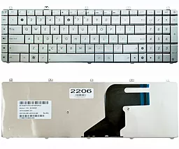 Клавіатура для ноутбуку Asus N55 N75 Series Original Silver/Gray