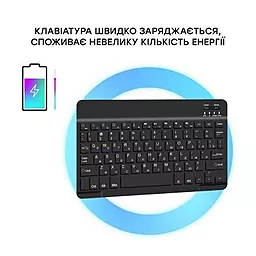 Чехол для планшета AIRON Premium Lenovo Tab M10 HD (2nd Gen) TB-X306F + клавиатура + защитная плёнка Чёрный (4822352781053) - миниатюра 5
