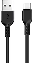Кабель USB Hoco X20 Flash Сharging USB Type-C Cable 2M Black