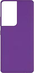Чехол Epik Silicone Cover Full without Logo (A) Samsung G998 Galaxy S21 Ultra Purple