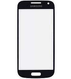 Корпусное стекло дисплея Samsung Galaxy S4 mini I9190, I9192, I9195 Black - фото Корпусное стекло дисплея Samsung Galaxy S4 mini I9190, I9192, I9195 Black