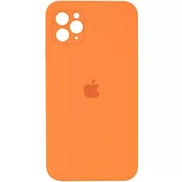 Чохол Silicone Case Full Camera Square для Apple iPhone 11 Pro Max Bright Orange