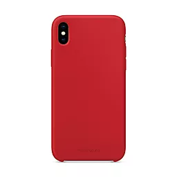 Чохол MAKE Silicone Case Apple iPhone XS Max Red (MCS-AIXSMRD) - мініатюра 2