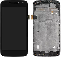 Дисплей Motorola Moto G4 Play (XT1602, XT1603, XT1604, XT1607, XT1609) с тачскрином и рамкой, Black - фото Дисплей Motorola Moto G4 Play (XT1602, XT1603, XT1604, XT1607, XT1609) с тачскрином и рамкой, Black