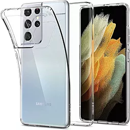 Чехол Spigen для Samsung Galaxy S21 Ultra - Liquid Crystal, Crystal Clear (ACS02347)