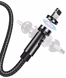 Кабель Usams U59 Rotatable Magnetic USB-A - Lightning 12w 2.4a 1.2м cable Red - мініатюра 2 Кабель Usams U59 Rotatable Magnetic USB-A - Lightning 12w 2.4a 1.2м cable Red - мініатюра 2