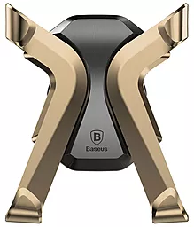 Держатель Baseus X Air Vent Gold - фото Держатель Baseus X Air Vent Gold