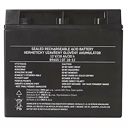 Акумуляторна батарея Emos 12V 18Ah L1 AGM (B9655) - мініатюра 2