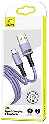 Кабель Usams U52 Remarkable USB-A - Type-C 10w 1м cable Purple - миниатюра 3 Кабель Usams U52 Remarkable USB-A - Type-C 10w 1м cable Purple - миниатюра 3
