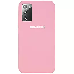 Чехол Epik Silicone Cover (AAA) Samsung N980 Galaxy Note 20 Light Pink (00000038160_4)