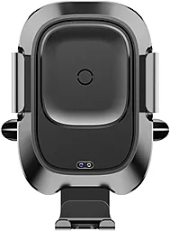 Автотримач з бездротовою зарядкою Baseus Smart Vehicle Bracket Wireless Charger 10W Black (WXZN-01)