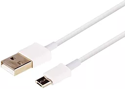 Кабель Remax USB-A - micro USB 10.5w 1м cable White (RC-163m) - фото Кабель Remax USB-A - micro USB 10.5w 1м cable White (RC-163m)