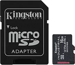 Карта памяти Kingston 16 GB microSDHC UHS-I (U3) V30 A1 Industrial + SD Adapter (SDCIT2/16GB)