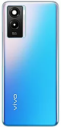 Задняя крышка корпуса Vivo Y55s (2021) со стеклом камеры Blue