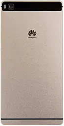 Задняя крышка корпуса Huawei P8 (GRA-L09) со стеклом камеры Gold - фото Задняя крышка корпуса Huawei P8 (GRA-L09) со стеклом камеры Gold