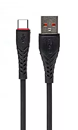 Кабель SkyDolphin S02T USB-A - Type-C 15w 3a 1м cable Black - фото Кабель SkyDolphin S02T USB-A - Type-C 15w 3a 1м cable Black