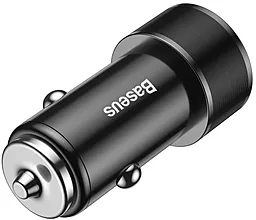 Автомобильное зарядное устройство Baseus Small Screw 17w 2xUSB-A ports charger black (CAXLD-C01) - фото Автомобильное зарядное устройство Baseus Small Screw 17w 2xUSB-A ports charger black (CAXLD-C01)