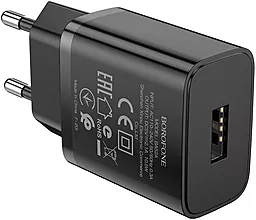 Сетевое зарядное устройство Borofone BA52A Gamble 2.1a home charger + Lightning cable black - миниатюра 6 Сетевое зарядное устройство Borofone BA52A Gamble 2.1a home charger + Lightning cable black - миниатюра 6