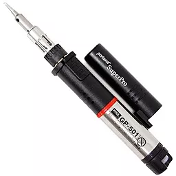 Паяльник газовый (горелка) Goot GP-501 (температура нагрева жала 580°C, горячего воздуха 625°C, факела 1300°C) - фото Паяльник газовый (горелка) Goot GP-501 (температура нагрева жала 580°C, горячего воздуха 625°C, факела 1300°C)