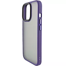 Чохол Epik TPU+PC Metal Buttons для Apple iPhone 15 Pro Dark Purple - мініатюра 2