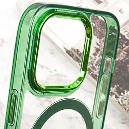 Чехол Epik Iris with MagSafe для Apple iPhone 14 Pro Green - миниатюра 6 Чехол Epik Iris with MagSafe для Apple iPhone 14 Pro Green - миниатюра 6