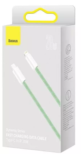Кабель USB PD Baseus Dynamic Series Fast Charging Data 20W USB Type-C - Lightning Cable Green (CALD000006) - фото 4