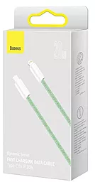 USB PD Кабель Baseus Dynamic 20W USB Type-C - Lightning Cable Green (CALD000006) - мініатюра 4