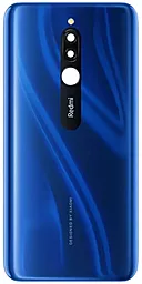 Задняя крышка корпуса Xiaomi Redmi 8 со стеклом камеры Sapphire Blue - фото Задняя крышка корпуса Xiaomi Redmi 8 со стеклом камеры Sapphire Blue