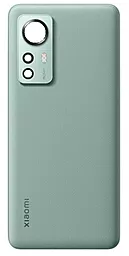 Задняя крышка корпуса Xiaomi 12 Pro со стеклом камеры (матовая) Green - фото Задняя крышка корпуса Xiaomi 12 Pro со стеклом камеры (матовая) Green