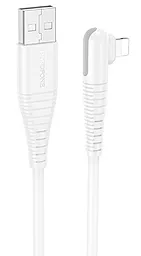 Кабель Borofone BX105 Corriente USB-A - Lightning 12w 2.4a 1м cable White - фото Кабель Borofone BX105 Corriente USB-A - Lightning 12w 2.4a 1м cable White