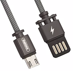 Кабель Remax Dominator USB-A - micro USB 12w 2.4a 1м cable Black (RC-064m) - миниатюра 2 Кабель Remax Dominator USB-A - micro USB 12w 2.4a 1м cable Black (RC-064m) - миниатюра 2