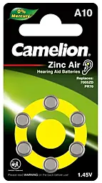 Батарейки Camelion А10 / PR70 Zinc-Air 6шт