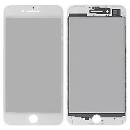 Корпусне скло дисплея Apple iPhone 7 Plus (з OCA плівкою і поляризаційною плівкою) with frame White