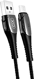 Кабель XO NB145 USB-A - micro USB 10w 1м cable Black - фото Кабель XO NB145 USB-A - micro USB 10w 1м cable Black