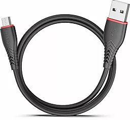 Кабель Pixus Start USB-A - micro USB 12w 2.4a 1м cable Black (4897058531374) - фото Кабель Pixus Start USB-A - micro USB 12w 2.4a 1м cable Black (4897058531374)