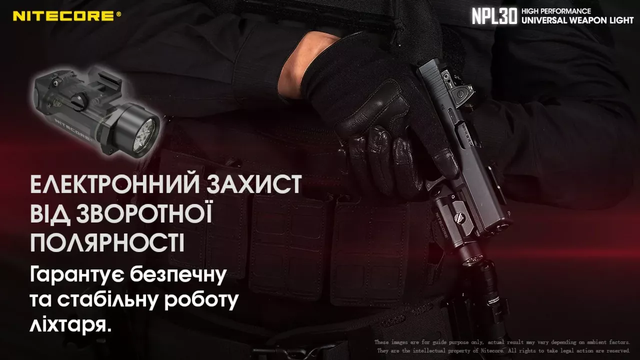 Ліхтарик акумуляторний Nitecore NPL30 (6-1289-30) (2xCR123, 2xRCR123) - фото 14