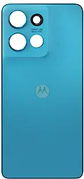 Задняя крышка корпуса Motorola Moto G75 Aqua Blue - фото Задняя крышка корпуса Motorola Moto G75 Aqua Blue