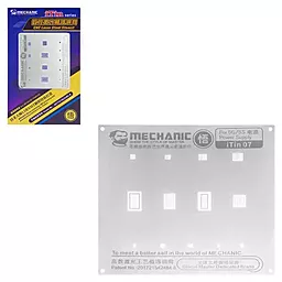 BGA трафарет (для реболлинга) Mechanic iTin 07 для Apple iPhone 5 / 5S power supply