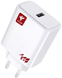 Сетевое зарядное устройство FLYCDI 18w PD USB-A fast charger white (FA-005) - фото Сетевое зарядное устройство FLYCDI 18w PD USB-A fast charger white (FA-005)