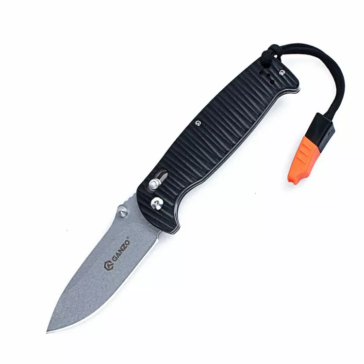 Нож Ganzo G7412P-BK-WS Black - фото 1