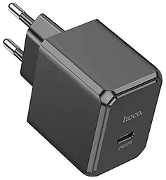 Сетевое зарядное устройство Hoco CS15A 30w PD USB-C fast charger black - фото Сетевое зарядное устройство Hoco CS15A 30w PD USB-C fast charger black