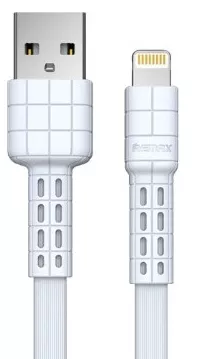 Кабель Remax Armor USB-A - Lightning 12w 2.4a 1м cable White (RC-116i) - фото 1