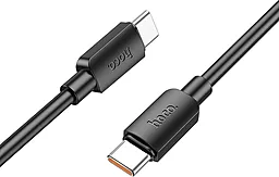 Кабель USB PD Hoco X96 100w 5a USB Type-C - Type-C cable black - миниатюра 2